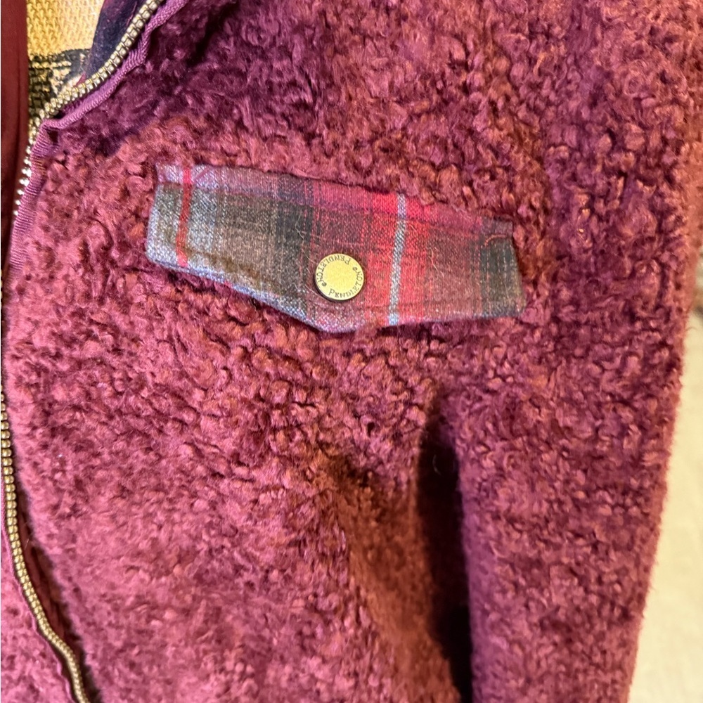 Pendleton Deep Red Teddy Jacket - Picture 3 of 10